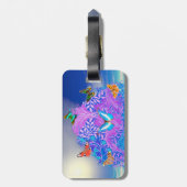Étiquette À Bagage Arbre papillon (Dos Vertical)