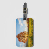 Étiquette À Bagage Arbre sur le feu (Devant Vertical)