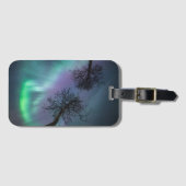 Étiquette À Bagage Arbres légers du Nord (Devant Horizontal)