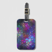 Étiquette À Bagage Arc arc-en-ciel fractal (Devant Vertical)