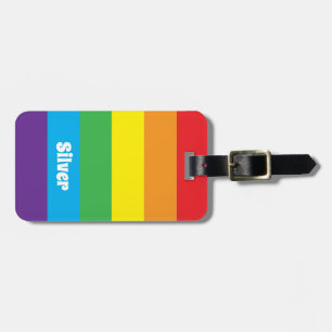 Étiquette À Bagage Arc-en-ciel