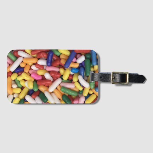 Étiquette À Bagage Arc-en-ciel (Devant Horizontal)