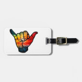 Étiquette À Bagage Arc-en-ciel de Shaka (Devant horizontal)