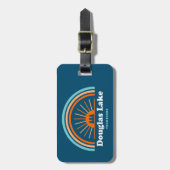 Étiquette À Bagage Arc en ciel du lac Douglas (Devant Vertical)