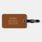 Étiquette À Bagage Arche à oranges du 40e anniversaire (Dos horizontal)