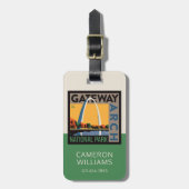 Étiquette À Bagage Arche de passerelle | St. Louis, Missouri (Devant Vertical)