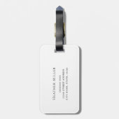 Étiquette À Bagage Arche photo moderne (Dos Vertical)