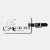 Étiquette À Bagage Architecte (Devant horizontal)
