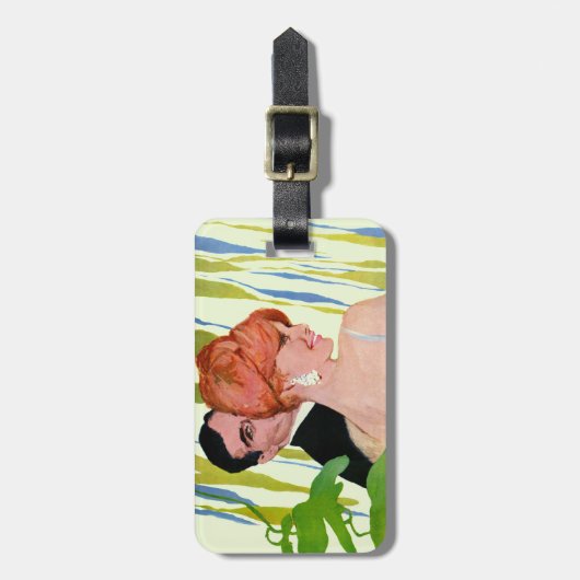 Étiquette À Bagage Argent sur son esprit (Devant Vertical)