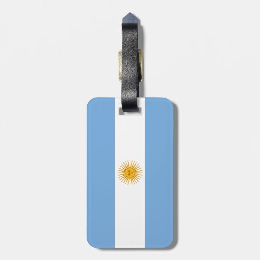 Étiquette À Bagage Argentina flag (Dos Vertical)