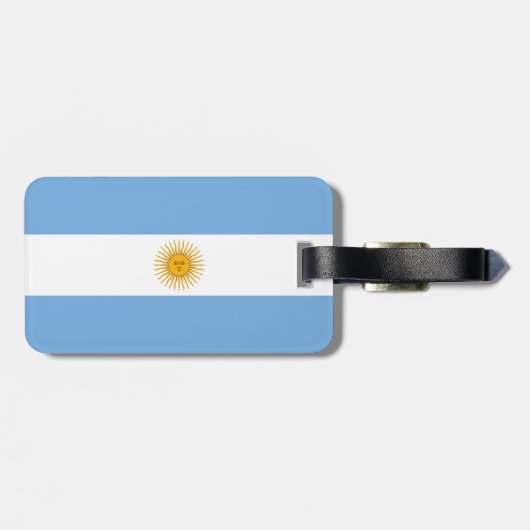 Étiquette À Bagage Argentina flag (Dos horizontal)