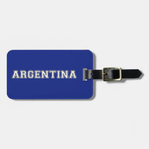 Étiquette À Bagage Argentine