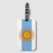 Étiquette À Bagage Argentine (Devant Vertical)
