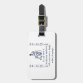 Étiquette À Bagage Aristote (Devant Vertical)