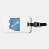 Étiquette À Bagage Arizona Home Wood Grain (Devant horizontal)