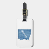 Étiquette À Bagage Arizona Home Wood Grain (Devant Vertical)