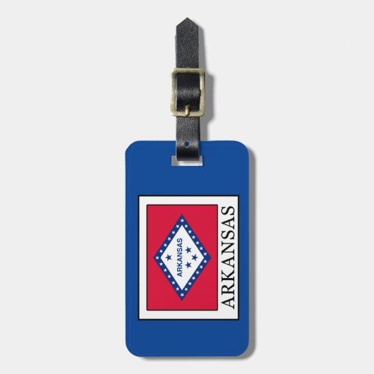 Étiquette À Bagage Arkansas (Devant Vertical)