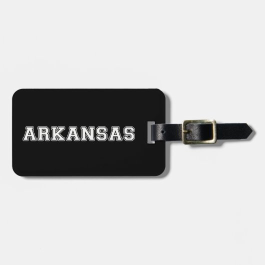 Étiquette À Bagage Arkansas (Devant horizontal)