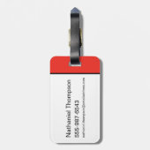 Étiquette À Bagage Arkham Asylum : Restreint (Dos Vertical)