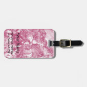 Étiquette À Bagage ARLECCHINA VIOLINIST / Soirée Carnaval vénitien (Devant horizontal)