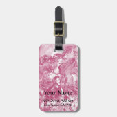 Étiquette À Bagage ARLECCHINA VIOLINIST / Soirée Carnaval vénitien (Devant Vertical)