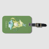 Étiquette À Bagage Arlena l'Alligator personnalisée (Devant Horizontal)