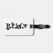 ÉTIQUETTE À BAGAGE ARMÉE (Dos horizontal)