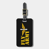 Étiquette À Bagage Armée de mouche (Devant Vertical)