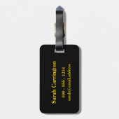 Étiquette À Bagage Armée de mouche (Dos Vertical)