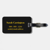 Étiquette À Bagage Armée de mouche (Dos horizontal)