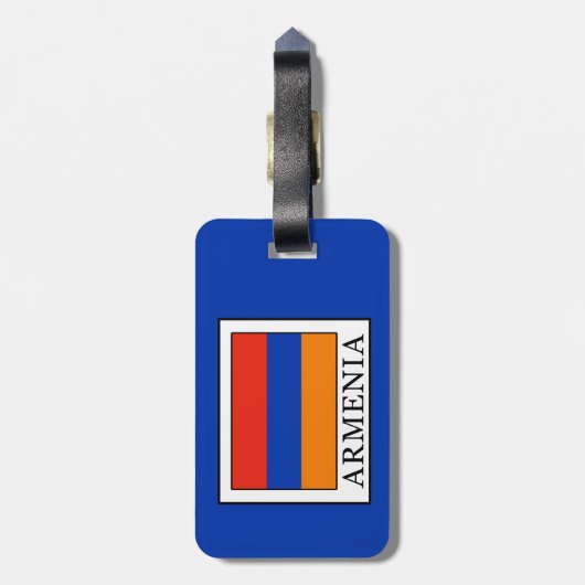Étiquette À Bagage Arménie (Dos Vertical)