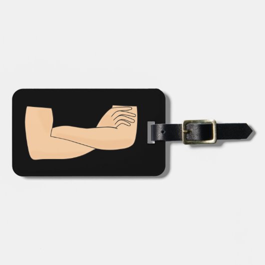 Étiquette À Bagage Armes croisées (Devant horizontal)