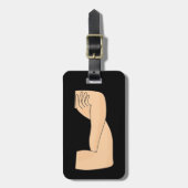 Étiquette À Bagage Armes croisées (Devant Vertical)