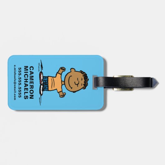 Étiquette À Bagage Armoiries de Franklin (Dos horizontal)