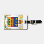 Étiquette À Bagage Armoiries du Québec (Devant horizontal)