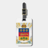 Étiquette À Bagage Armoiries du Québec (Devant Vertical)