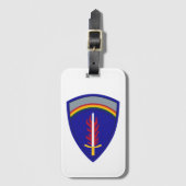 Étiquette À Bagage Army Europe USAREUR (Devant Vertical)