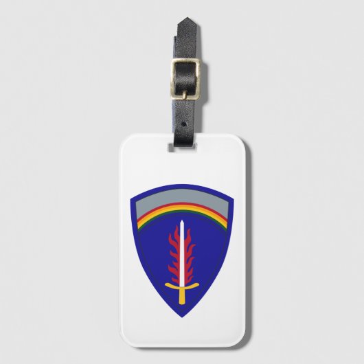 Étiquette À Bagage Army Europe USAREUR (Devant Vertical)