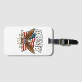 Étiquette À Bagage Army Flag Shield Luggage Tag (Devant Horizontal)