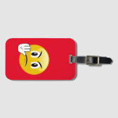 Étiquette À Bagage Arrêtez les mains Emoji (Devant Horizontal)