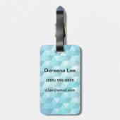 Étiquette À Bagage Arrière - plan abstrait fait en motif de mosaïque (Dos Vertical)