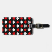 Étiquette À Bagage Arrière - plan avec des costumes (Devant horizontal)