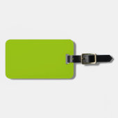 Étiquette À Bagage Arrière - plan couleur verte Android prêt à Custom (Devant horizontal)