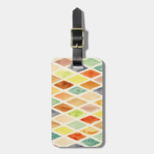 Étiquette À Bagage Arrière - plan d'aquarelle (Devant Vertical)