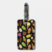 Étiquette À Bagage Arrière - plan de glace (Dos Vertical)