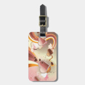 Étiquette À Bagage Arrière - plan dénommé de conception (Devant Vertical)