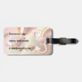 Étiquette À Bagage Arrière - plan dénommé de conception (Dos horizontal)