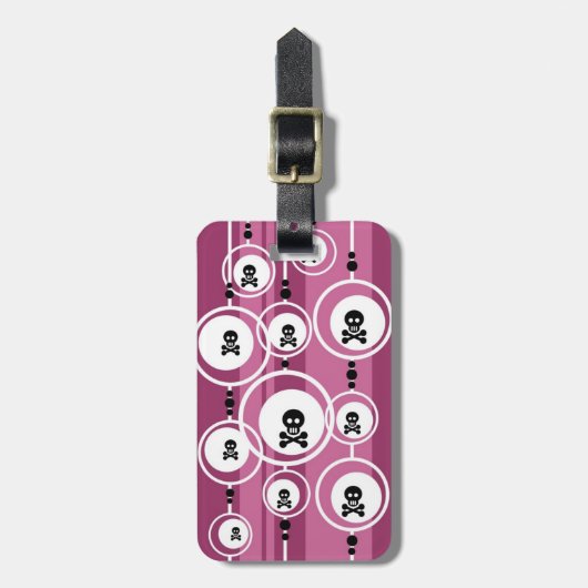 Étiquette À Bagage Arrière - plan grunge (Devant Vertical)