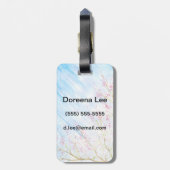 Étiquette À Bagage arrière - plan naturel (Dos Vertical)