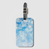 Étiquette À Bagage Arrière - plan Snowflake (Devant Vertical)